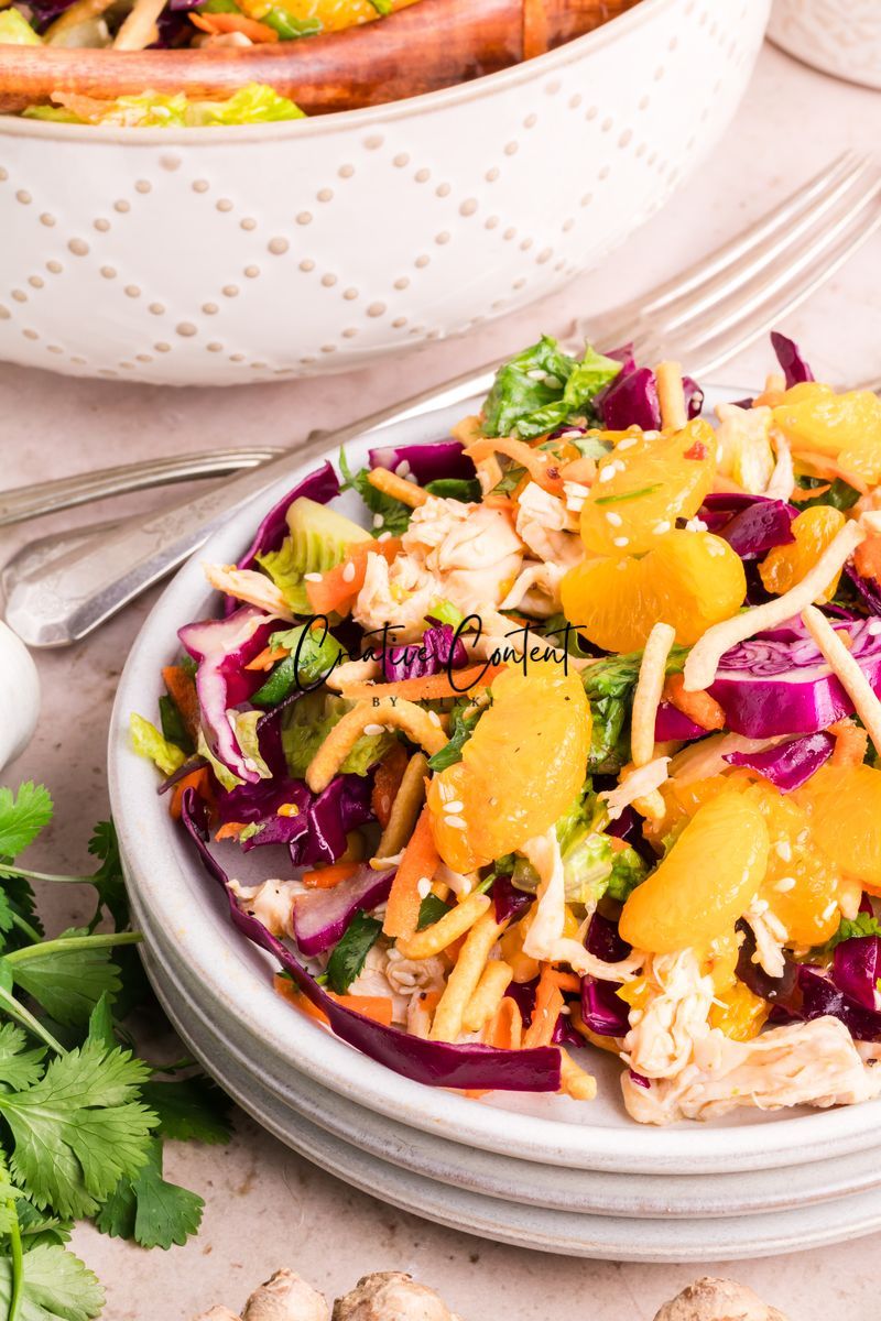 Chinese Chicken Salad With Mandarin Oranges (32 hero shots) - Exclusive