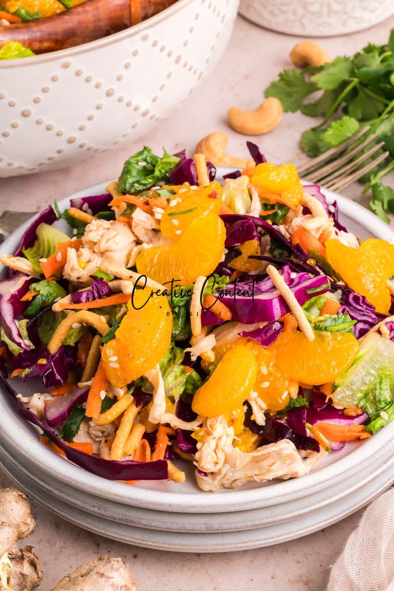 Chinese Chicken Salad With Mandarin Oranges (32 hero shots) - Exclusive