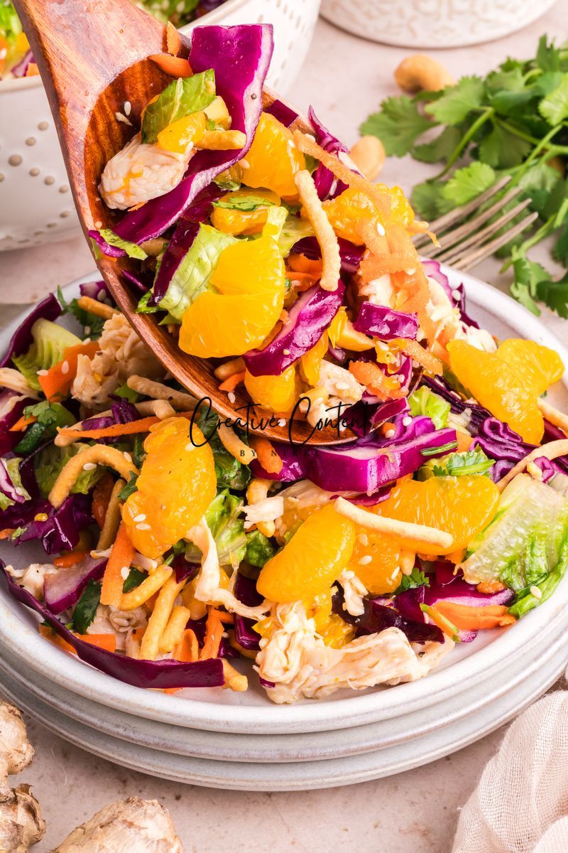 Chinese Chicken Salad With Mandarin Oranges (32 hero shots) - Exclusive