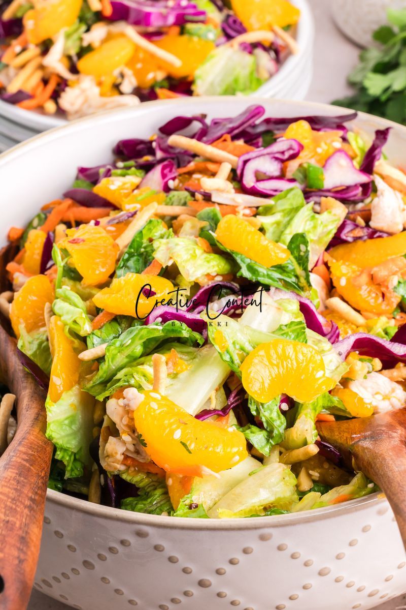 Chinese Chicken Salad With Mandarin Oranges (32 hero shots) - Exclusive