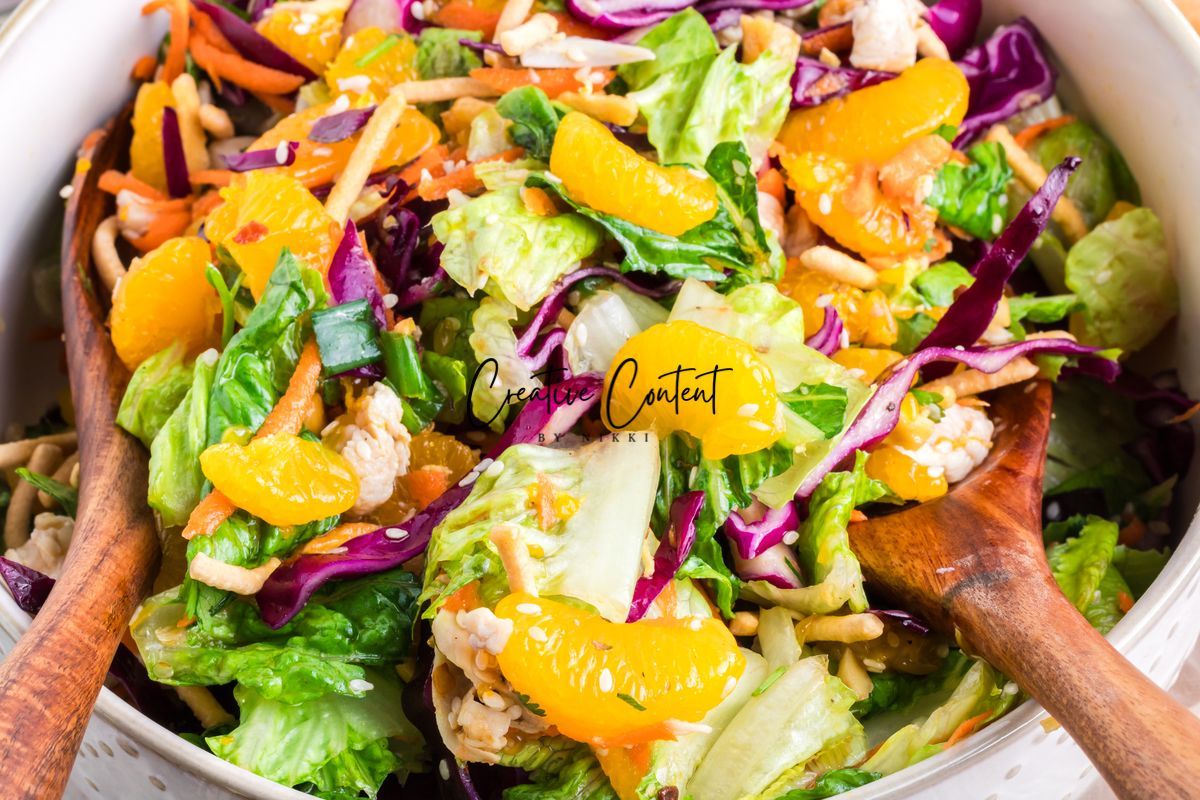Chinese Chicken Salad With Mandarin Oranges (32 hero shots) - Exclusive