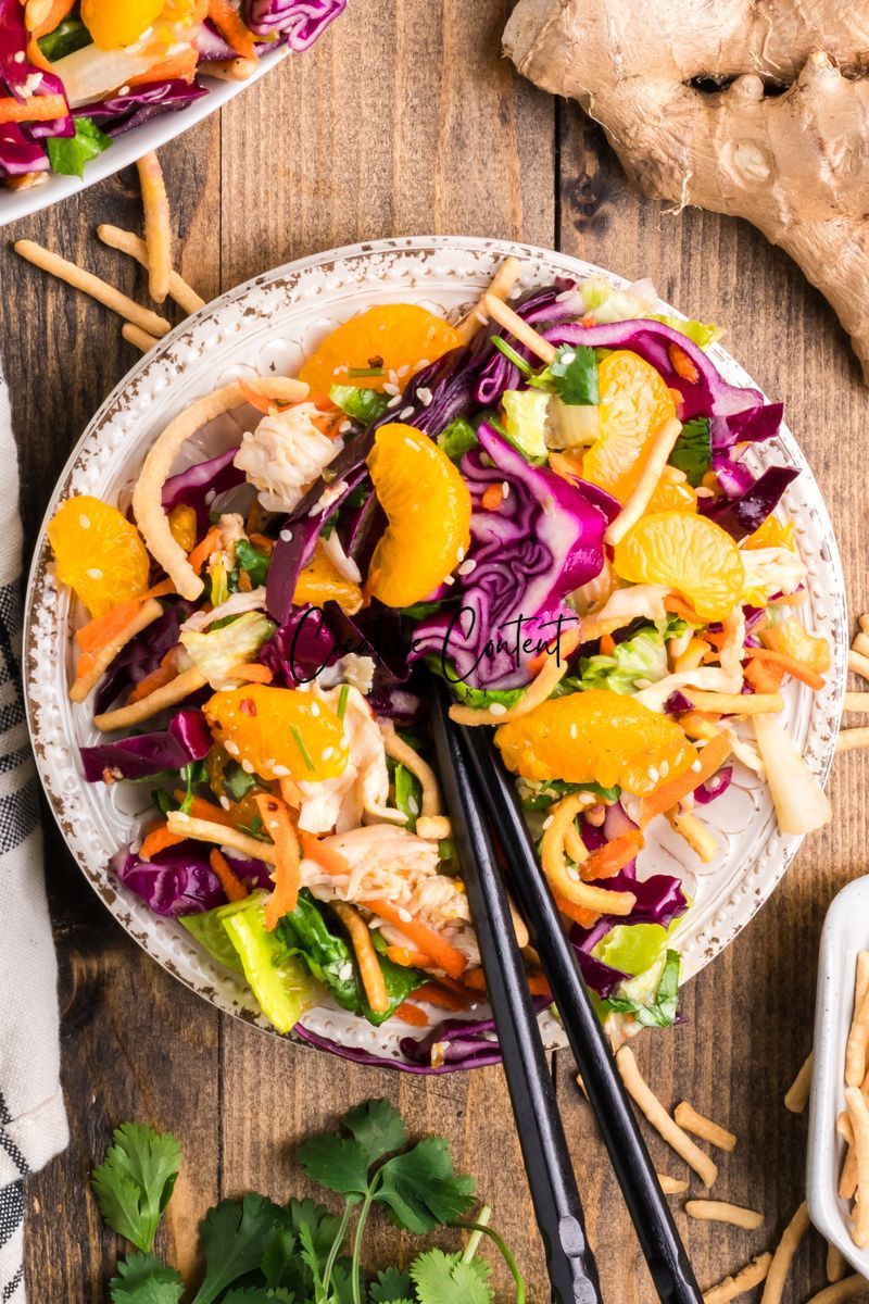 Chinese Chicken Salad With Mandarin Oranges (32 hero shots) - Exclusive