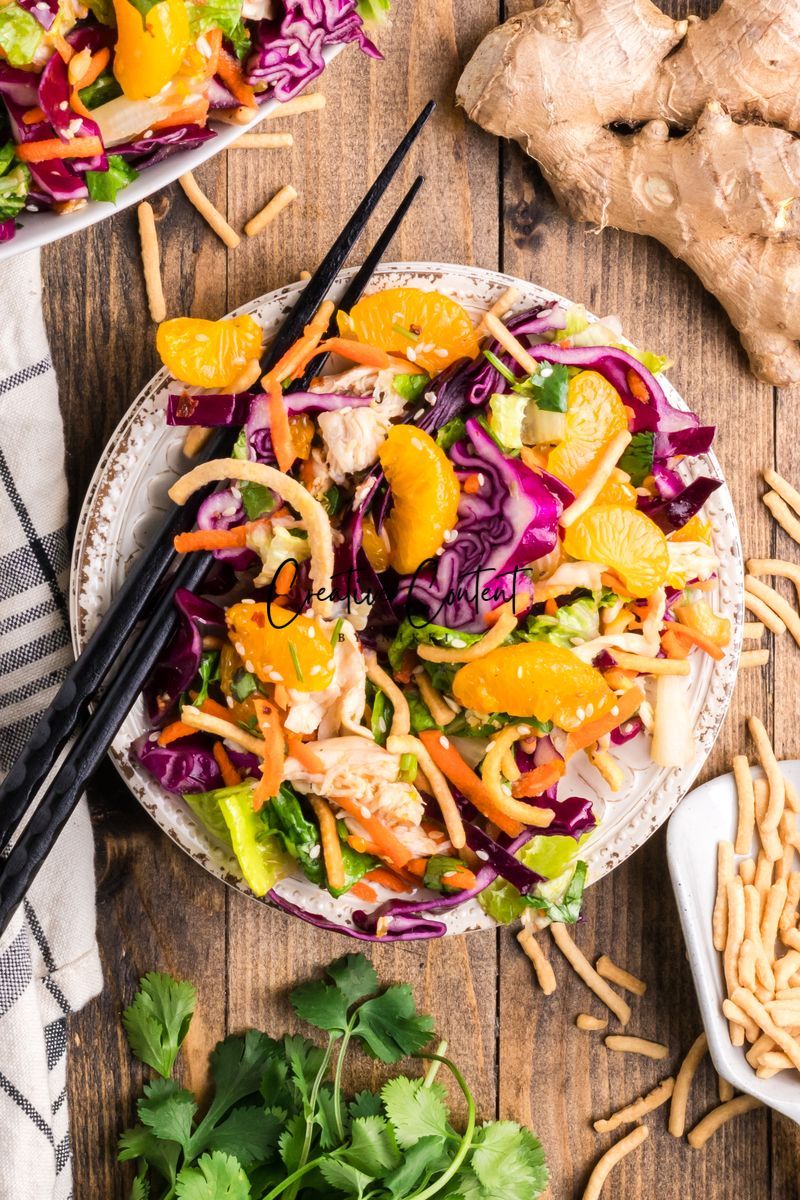 Chinese Chicken Salad With Mandarin Oranges (32 hero shots) - Exclusive