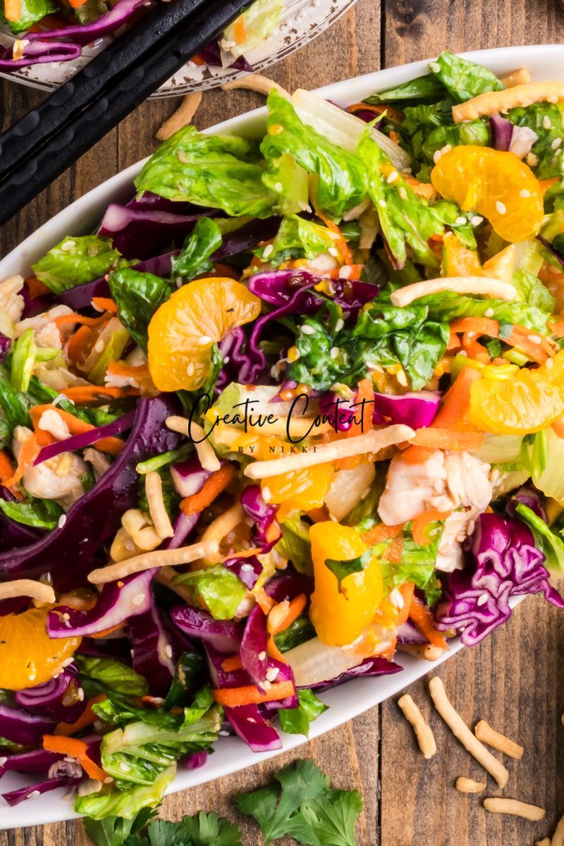 Chinese Chicken Salad With Mandarin Oranges (32 hero shots) - Exclusive