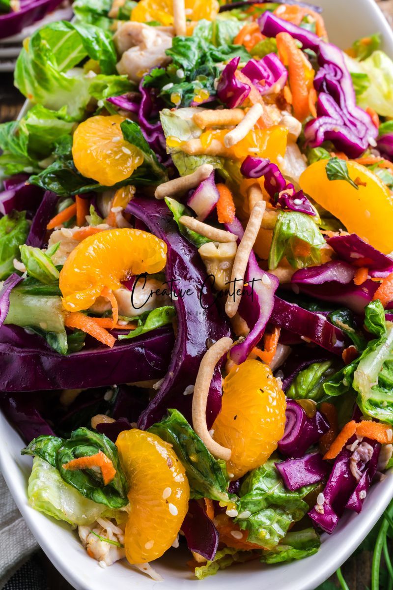 Chinese Chicken Salad With Mandarin Oranges (32 hero shots) - Exclusive