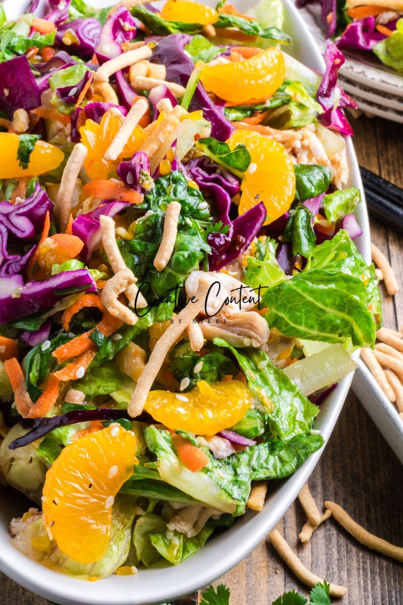 Chinese Chicken Salad With Mandarin Oranges (32 hero shots) - Exclusive