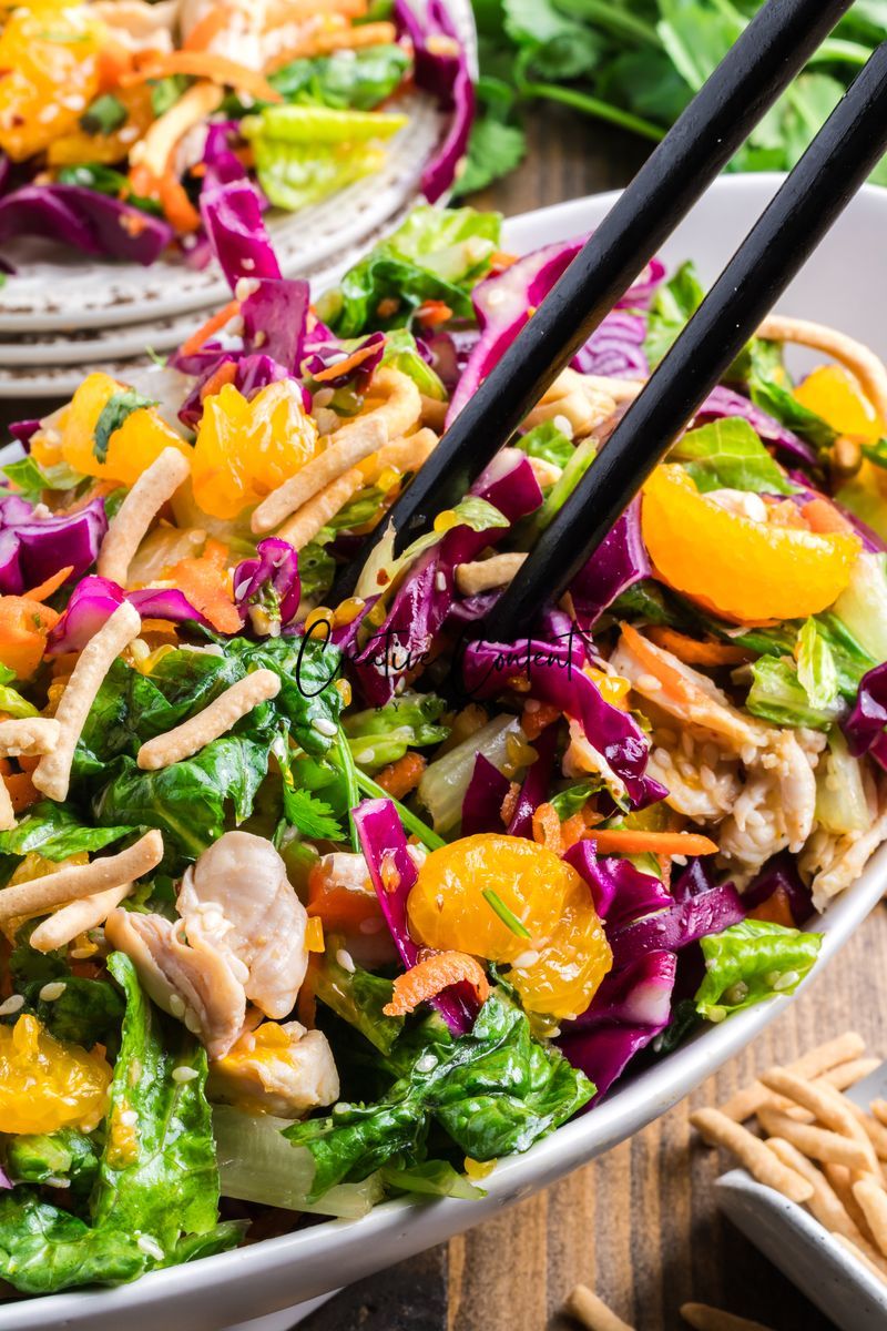 Chinese Chicken Salad With Mandarin Oranges (32 hero shots) - Exclusive