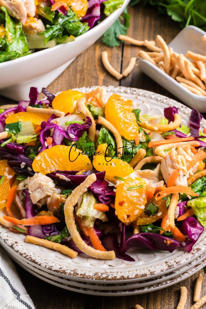 Chinese Chicken Salad With Mandarin Oranges (32 hero shots) - Exclusive