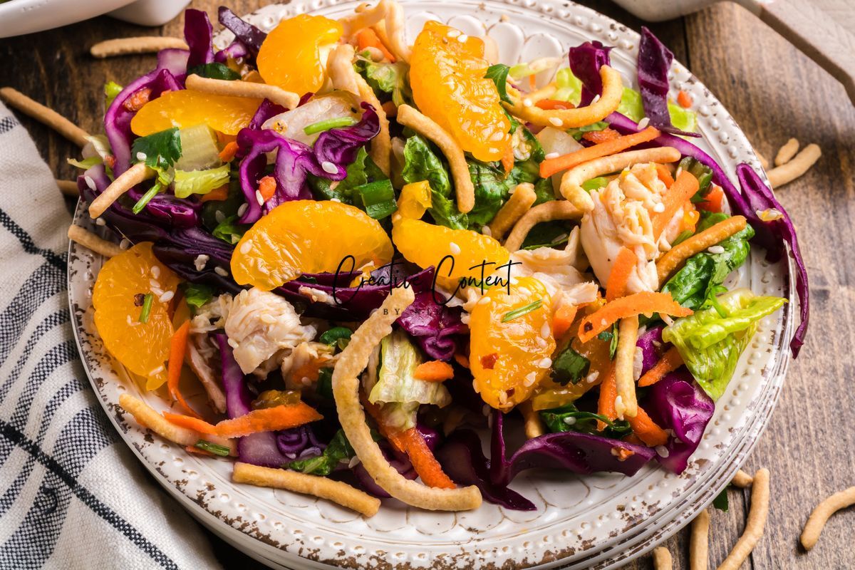 Chinese Chicken Salad With Mandarin Oranges (32 hero shots) - Exclusive