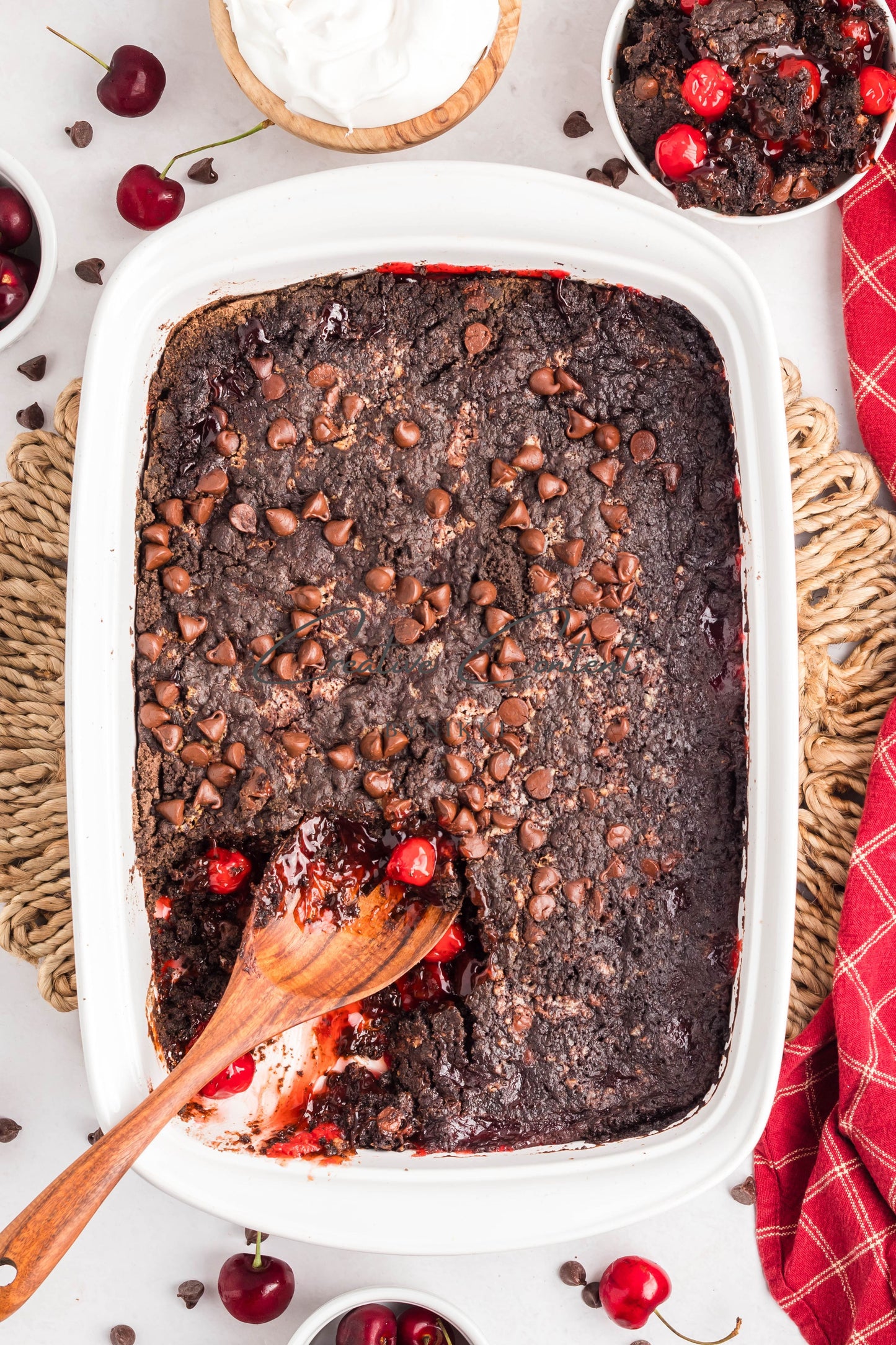 Chocolate Cherry Dump Cake - Exclusive