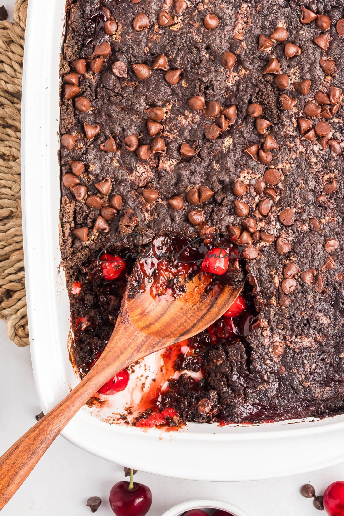 Chocolate Cherry Dump Cake - Exclusive