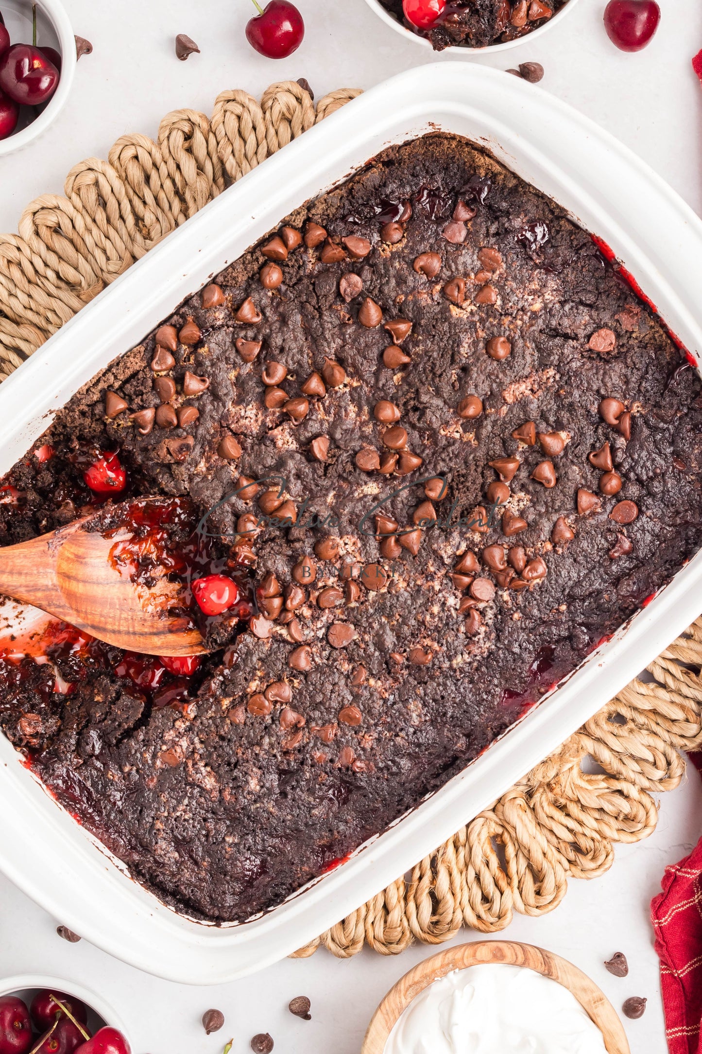 Chocolate Cherry Dump Cake - Exclusive