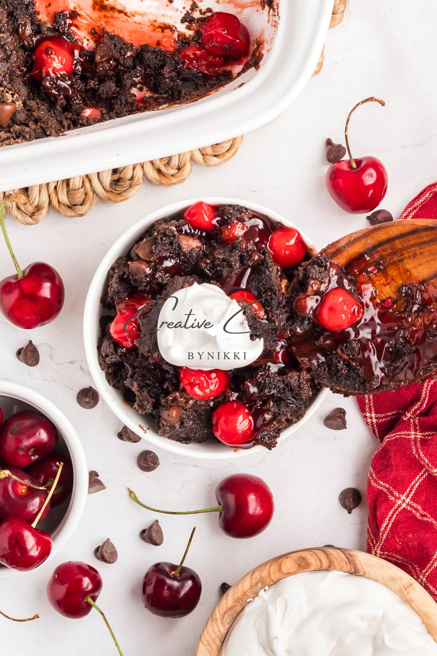 Chocolate Cherry Dump Cake - Exclusive