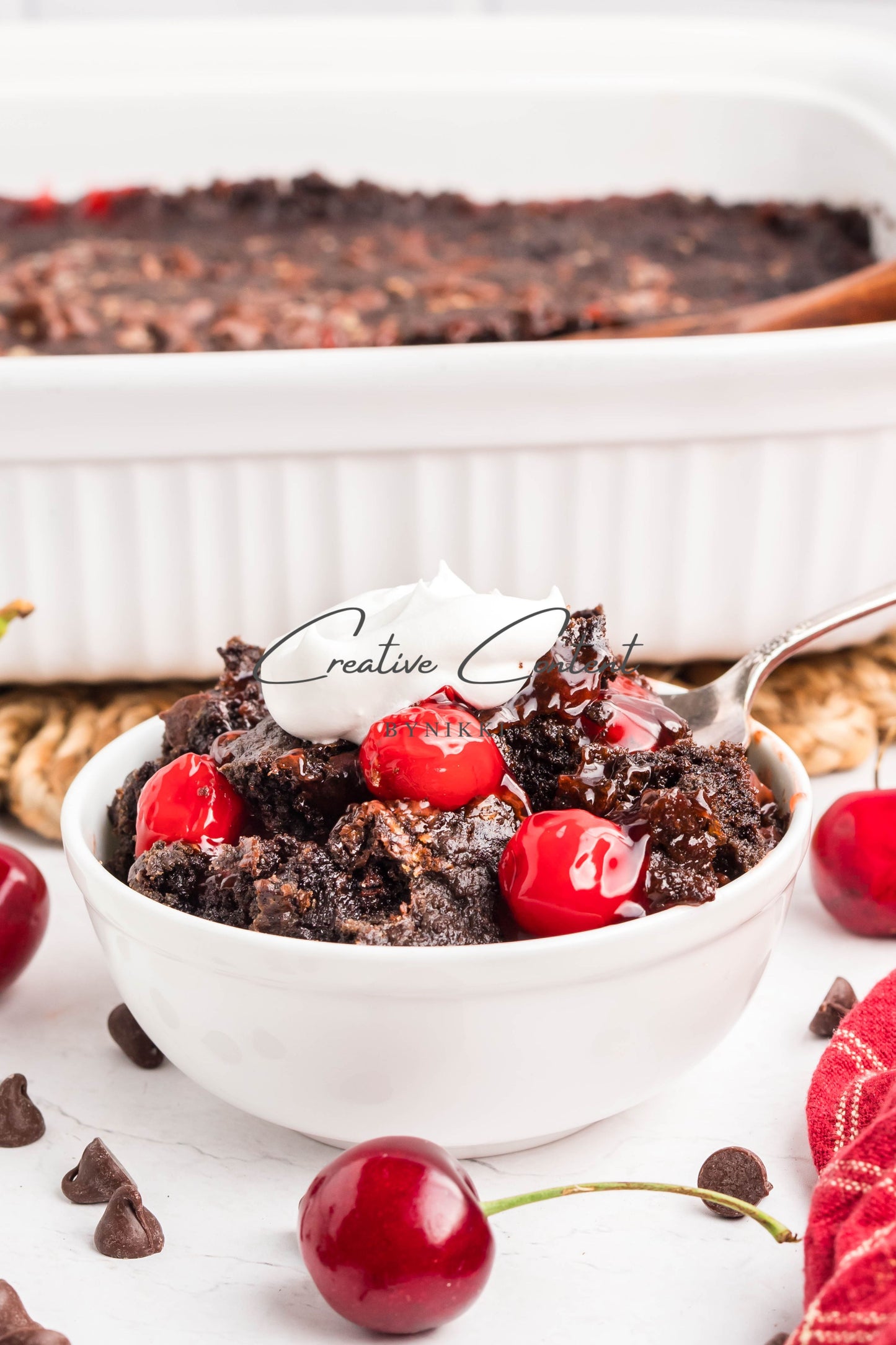 Chocolate Cherry Dump Cake - Exclusive