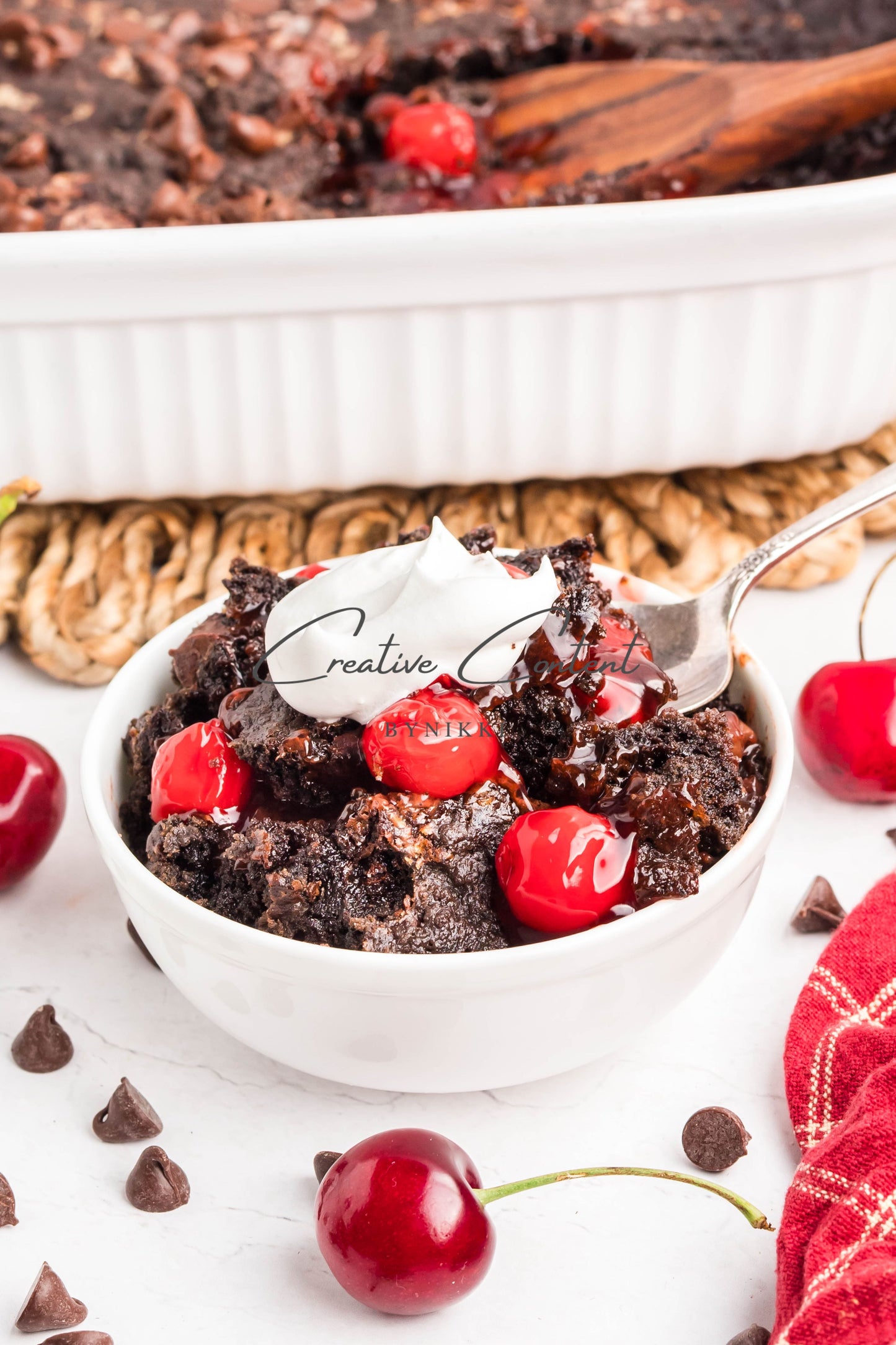 Chocolate Cherry Dump Cake - Exclusive