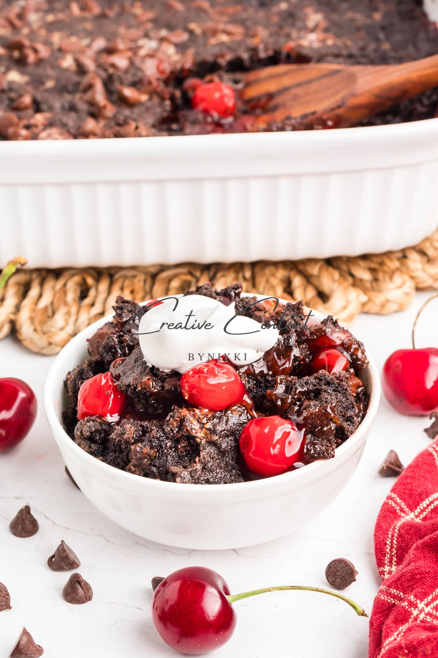 Chocolate Cherry Dump Cake - Exclusive