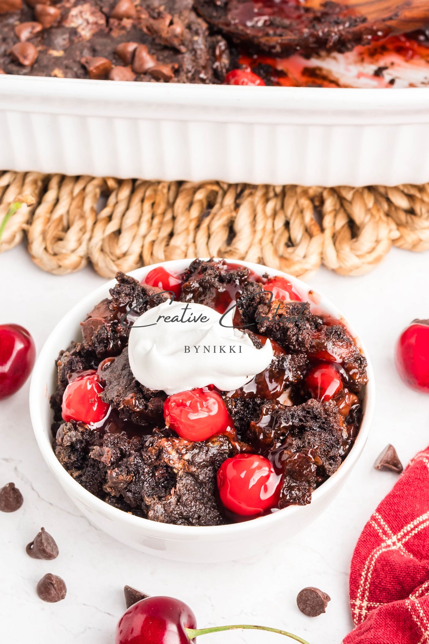 Chocolate Cherry Dump Cake - Exclusive