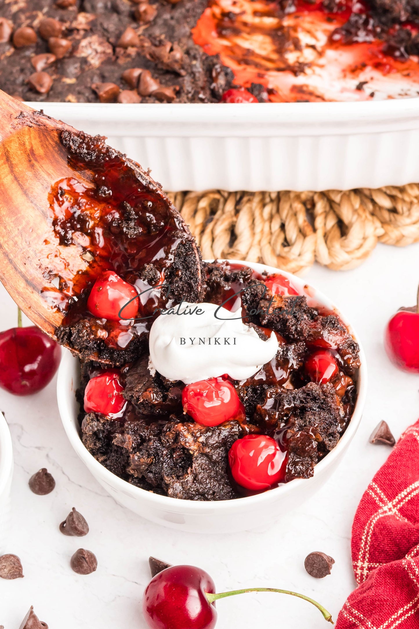 Chocolate Cherry Dump Cake - Exclusive