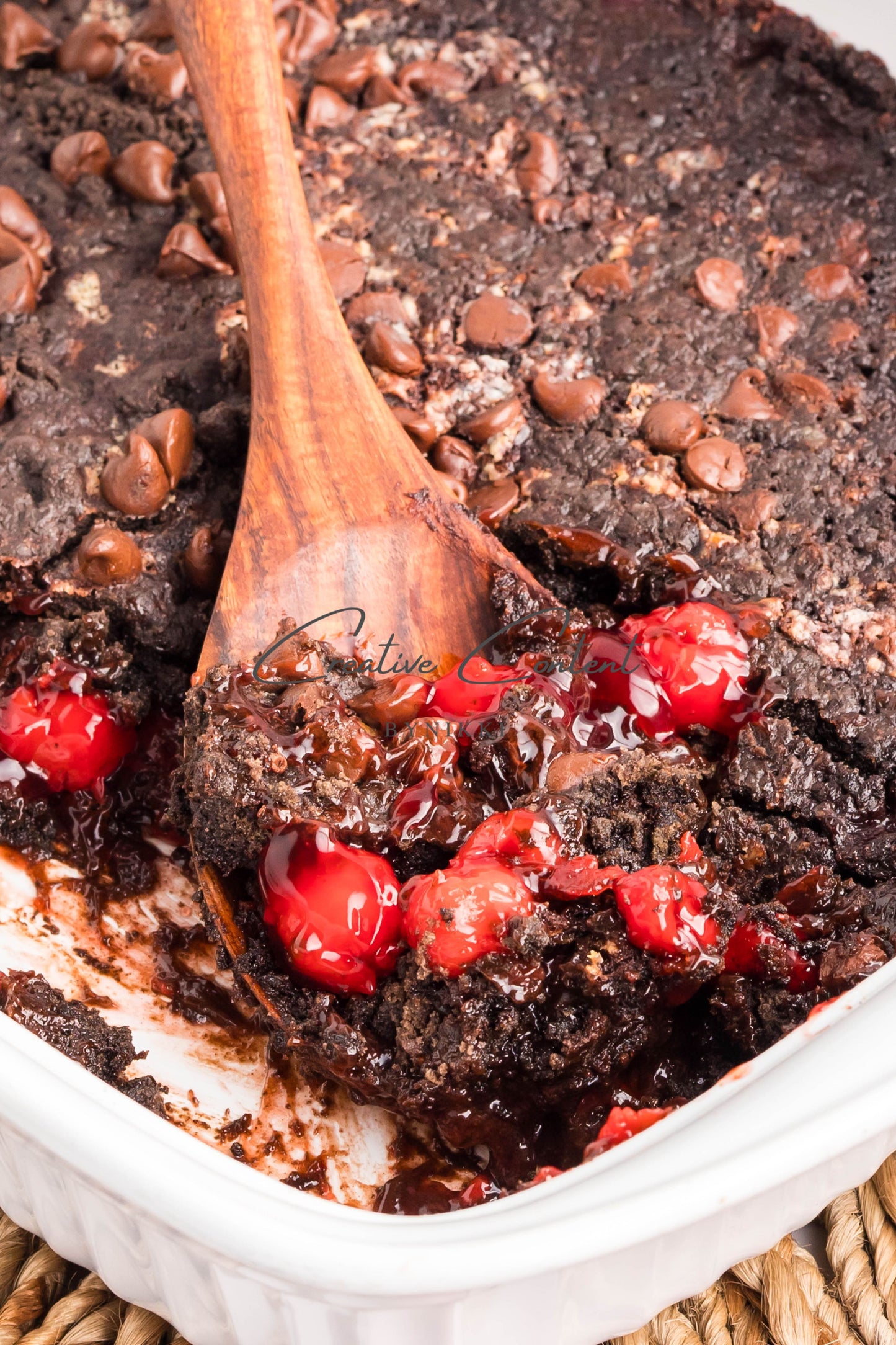 Chocolate Cherry Dump Cake - Exclusive