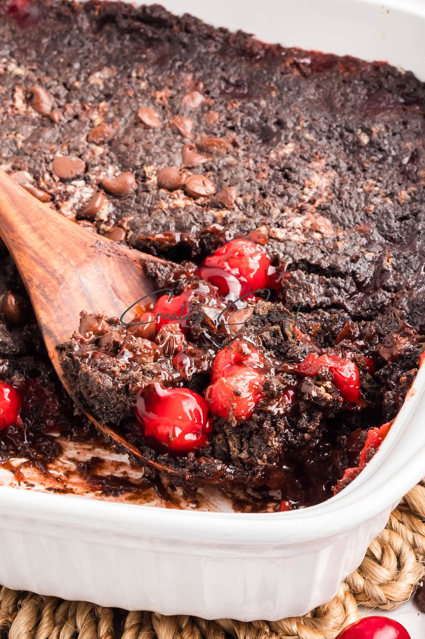 Chocolate Cherry Dump Cake - Exclusive