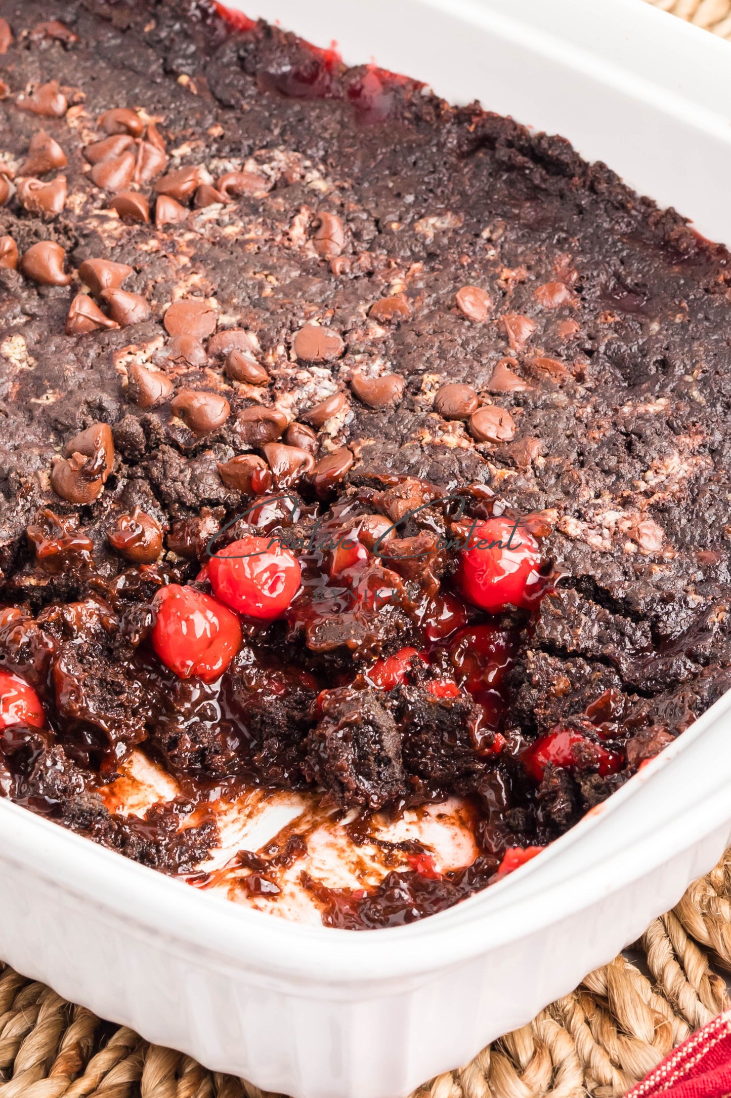 Chocolate Cherry Dump Cake - Exclusive