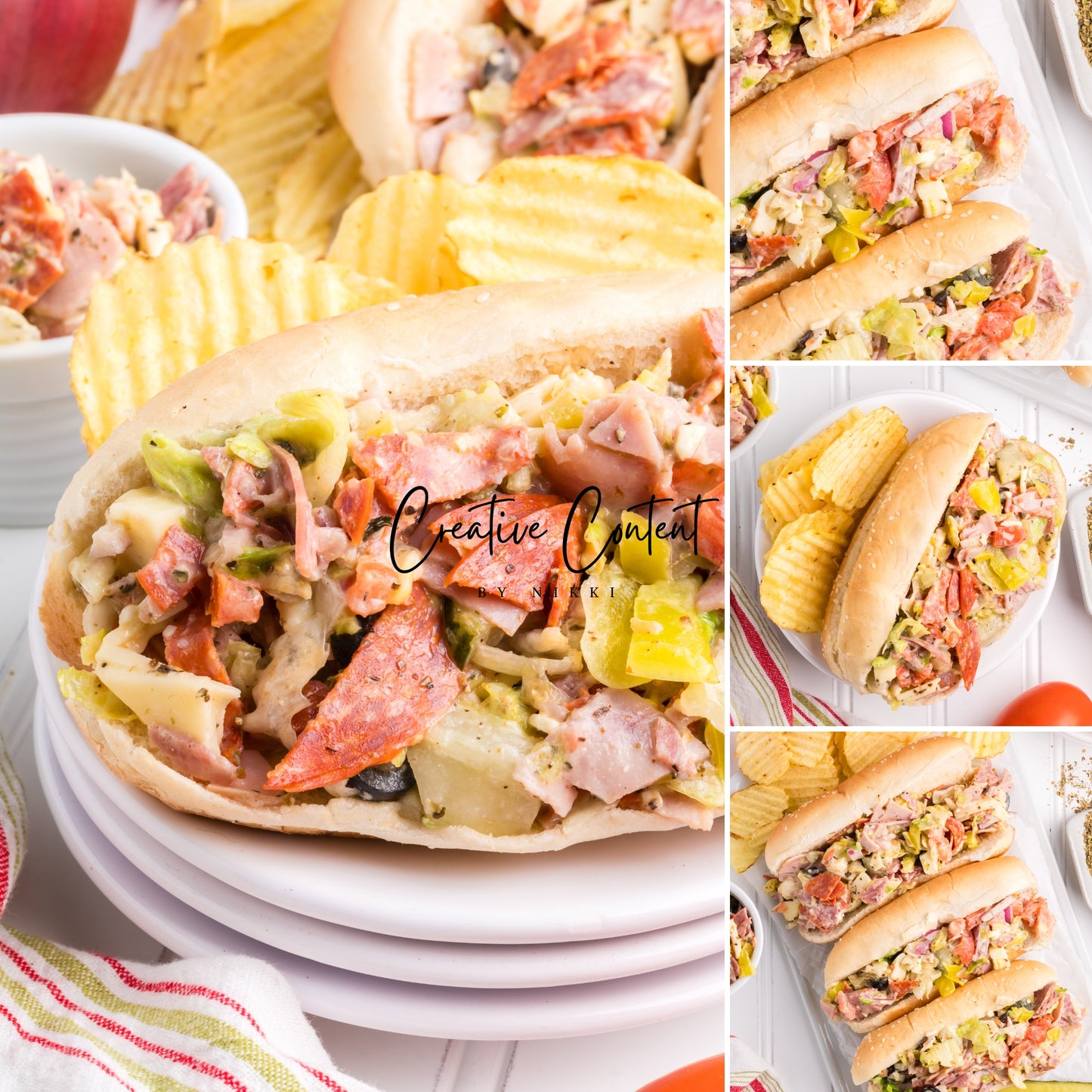 Chopped Italian Sandwich - Set 2 of 3