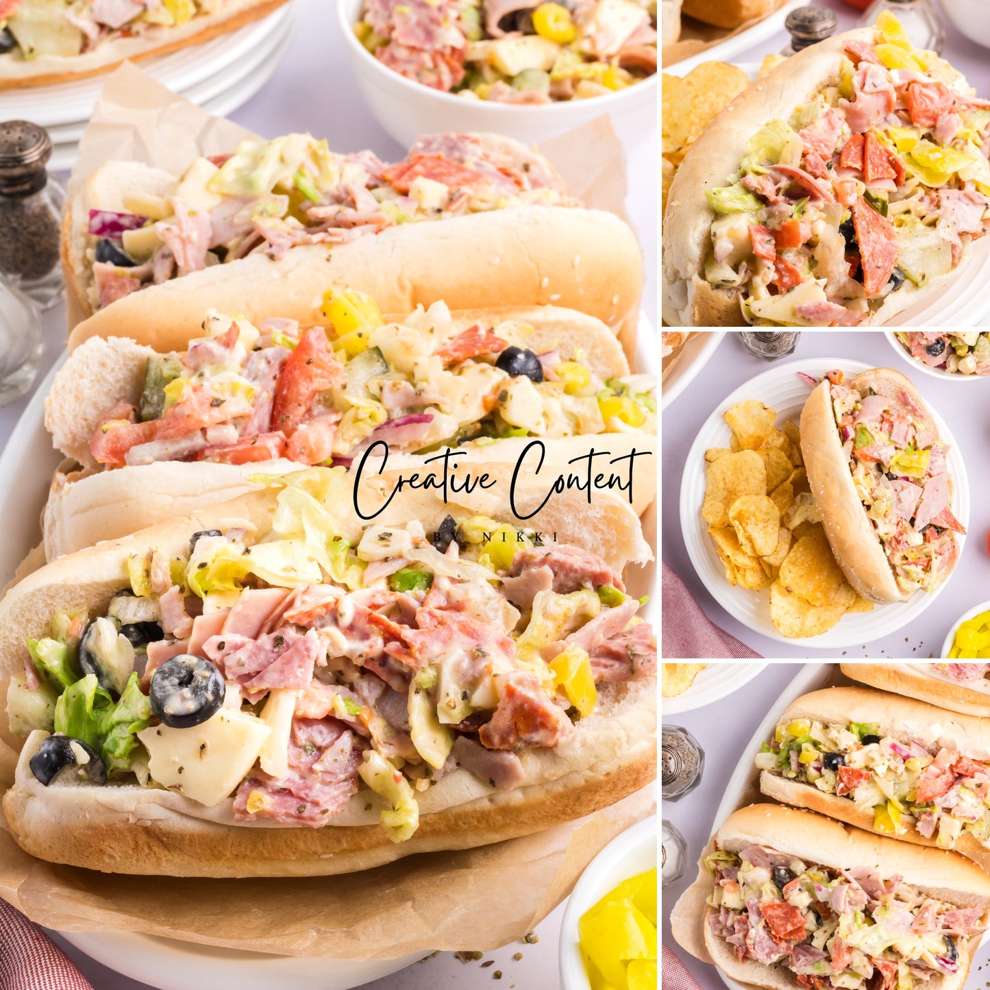 Chopped Italian Sandwich - Set 1 of 3