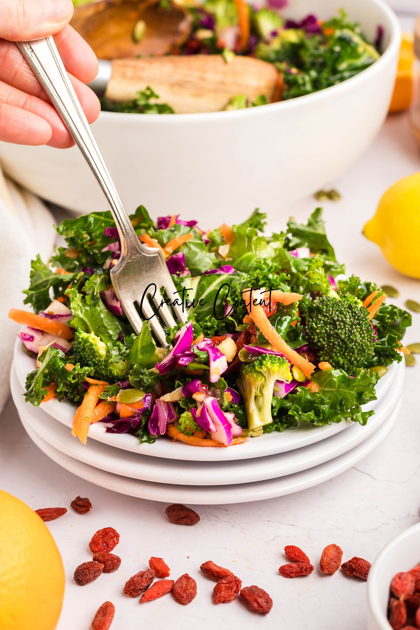 Chopped Kale Salad - Set 1 of 2