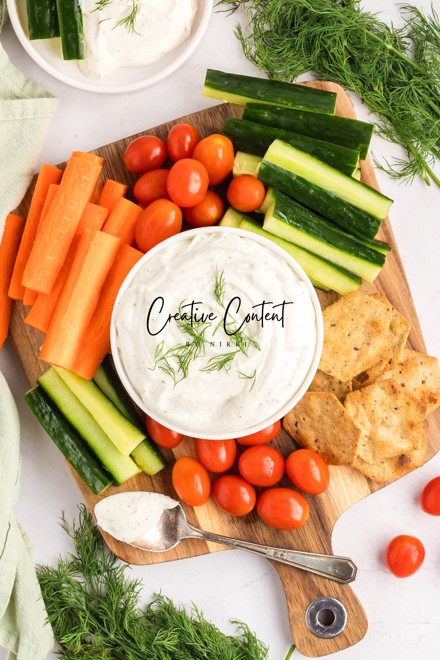 Whipped Cottage Cheese Ranch Dip - Set 1 of 2