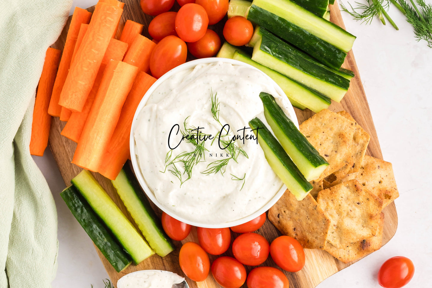 Whipped Cottage Cheese Ranch Dip - Set 1 of 2
