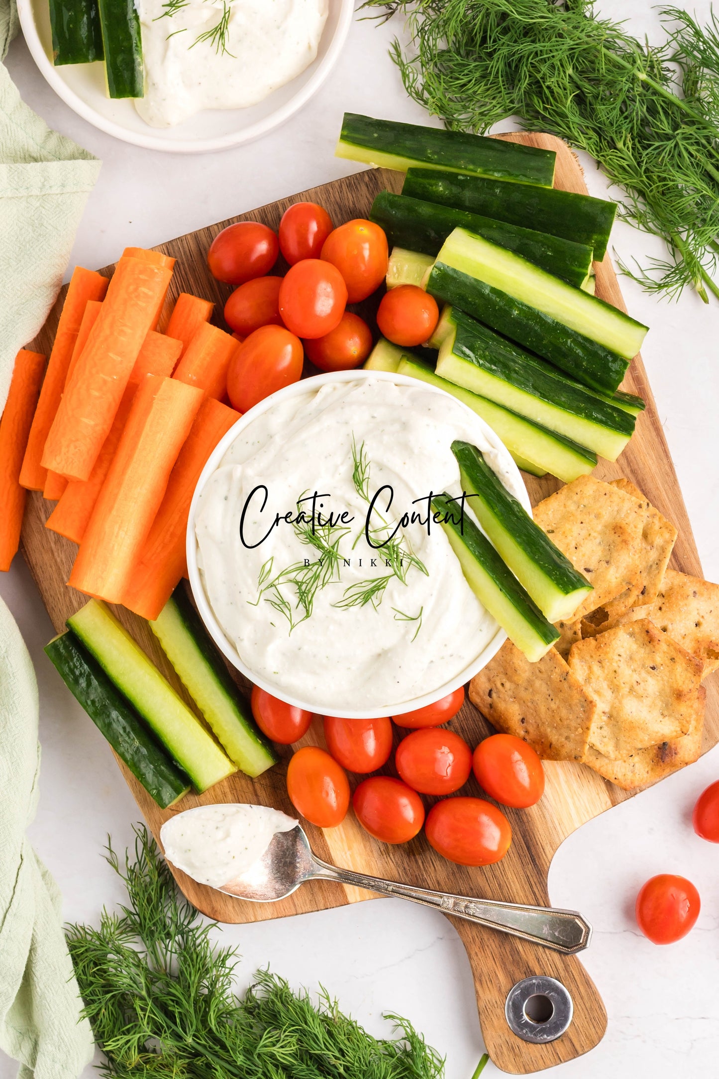 Whipped Cottage Cheese Ranch Dip - Set 1 of 2