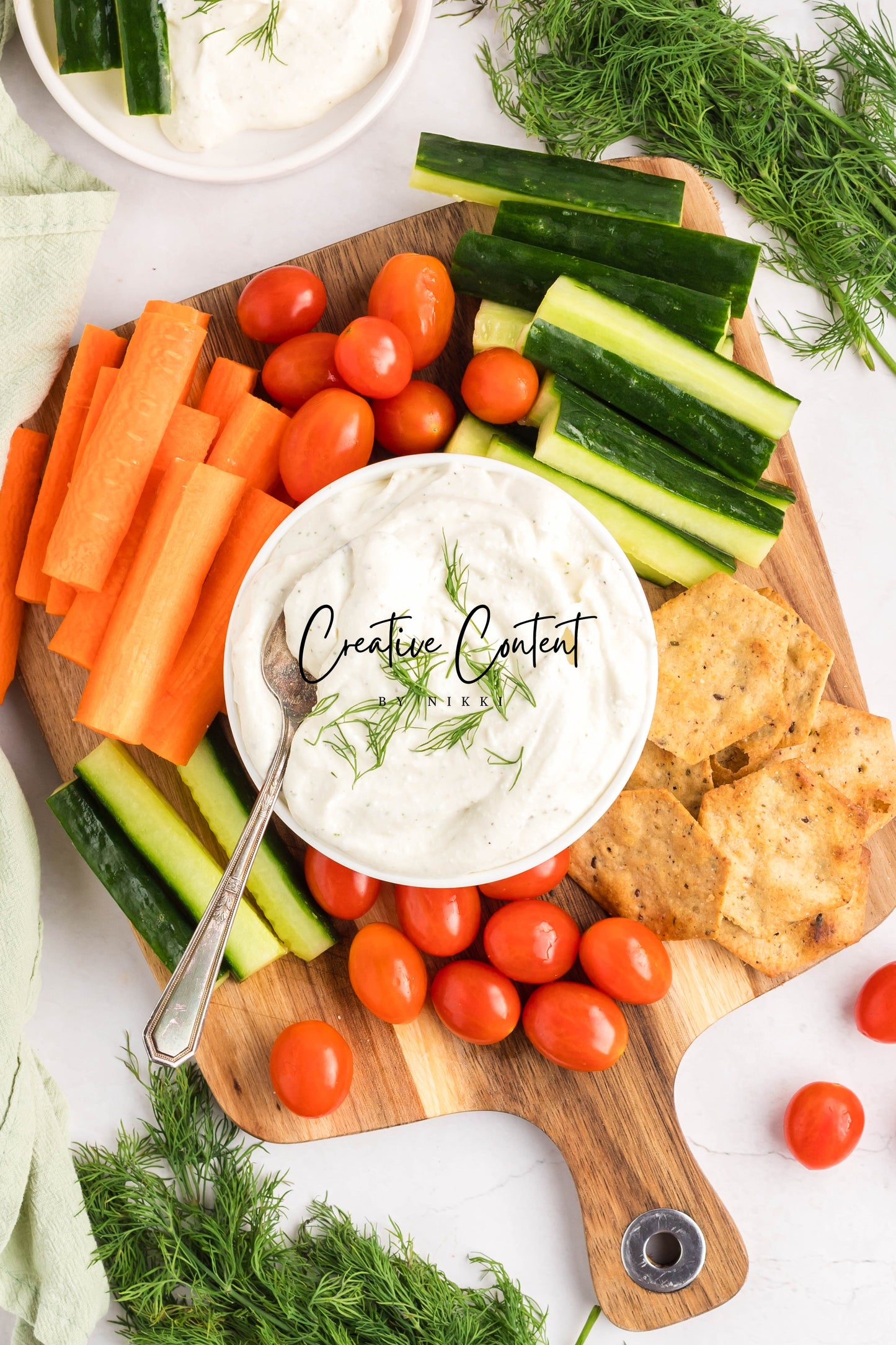 Whipped Cottage Cheese Ranch Dip - Set 1 of 2