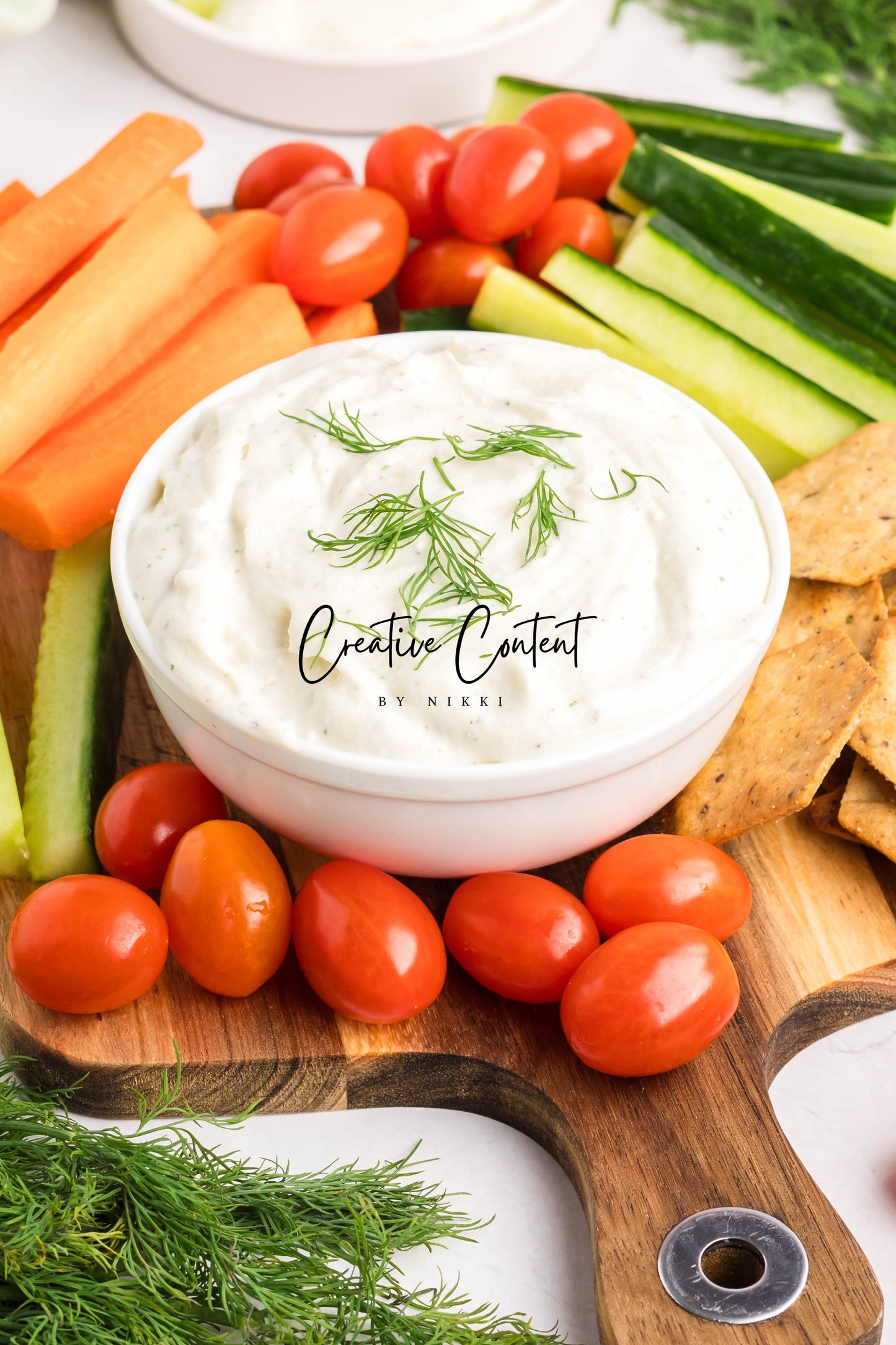 Whipped Cottage Cheese Ranch Dip - Set 1 of 2