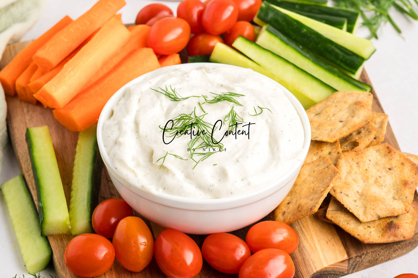 Whipped Cottage Cheese Ranch Dip - Set 1 of 2