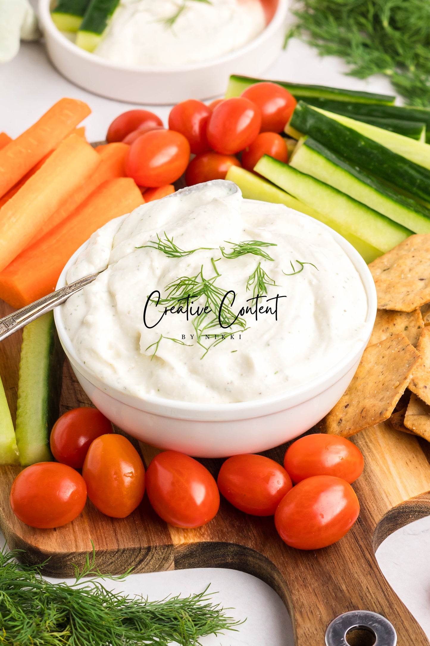 Whipped Cottage Cheese Ranch Dip - Set 1 of 2