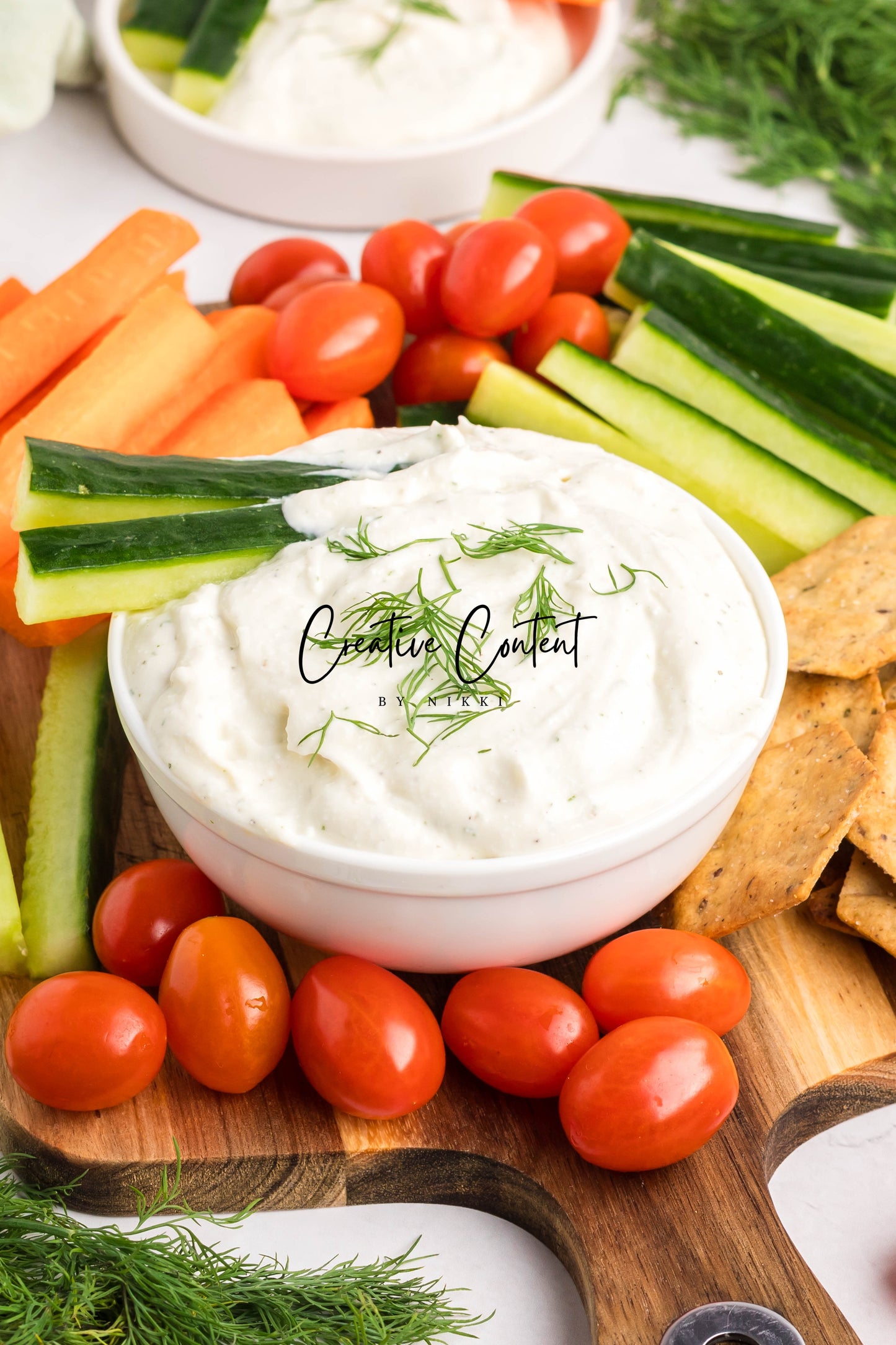 Whipped Cottage Cheese Ranch Dip - Set 1 of 2