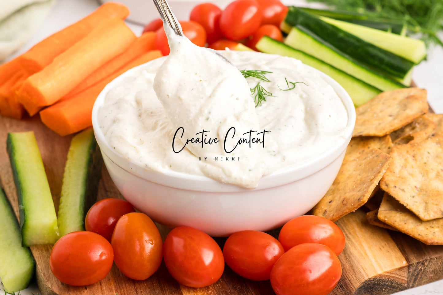 Whipped Cottage Cheese Ranch Dip - Set 1 of 2
