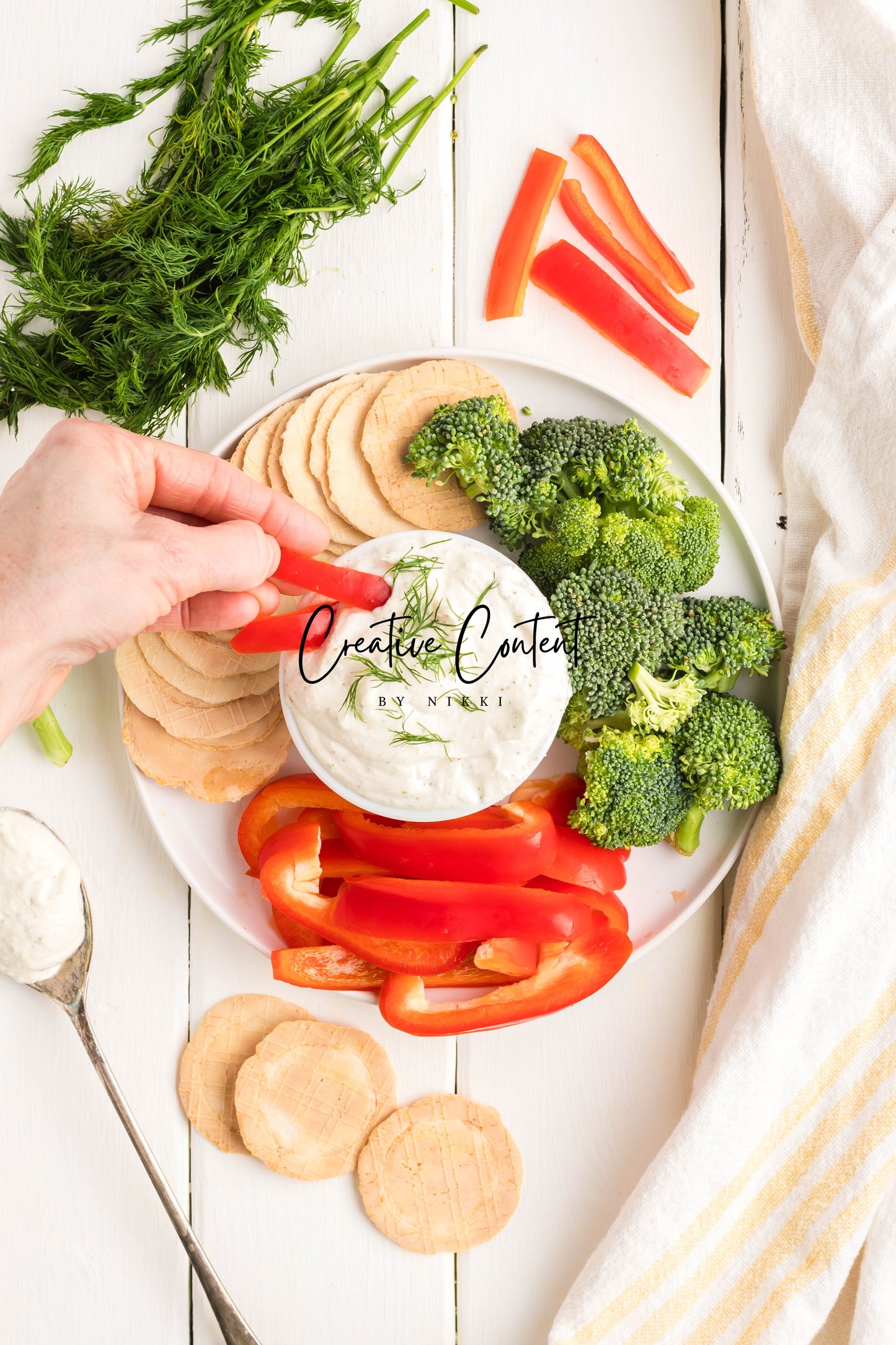 Whipped Cottage Cheese Ranch Dip - Set 2 of 2
