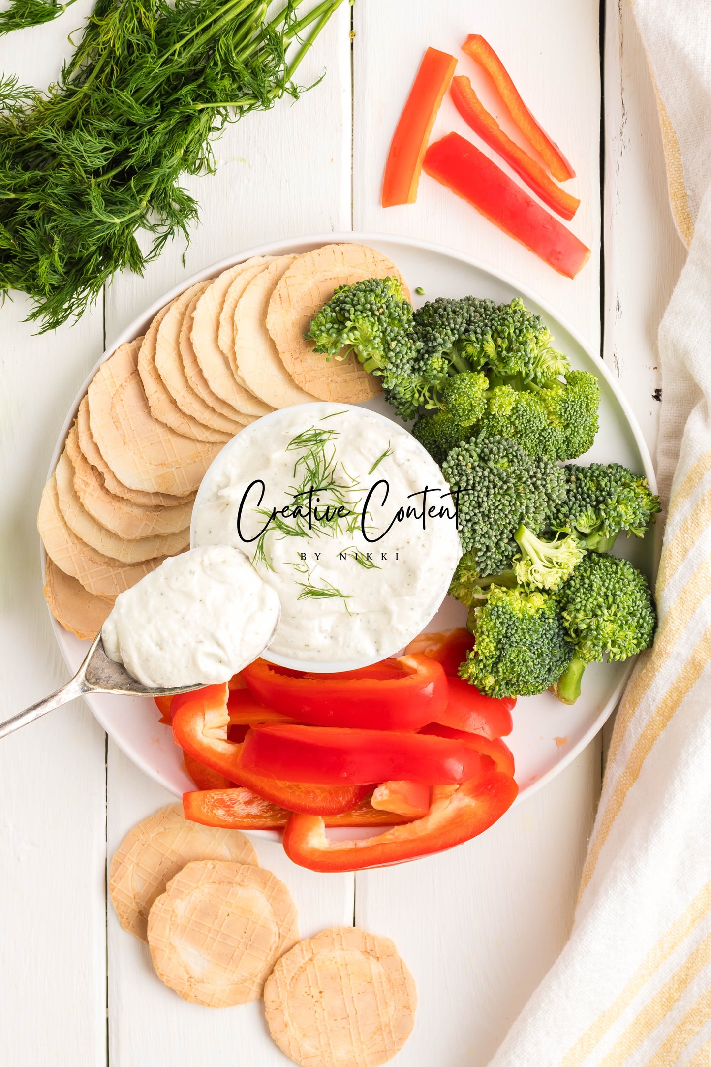 Whipped Cottage Cheese Ranch Dip - Set 2 of 2
