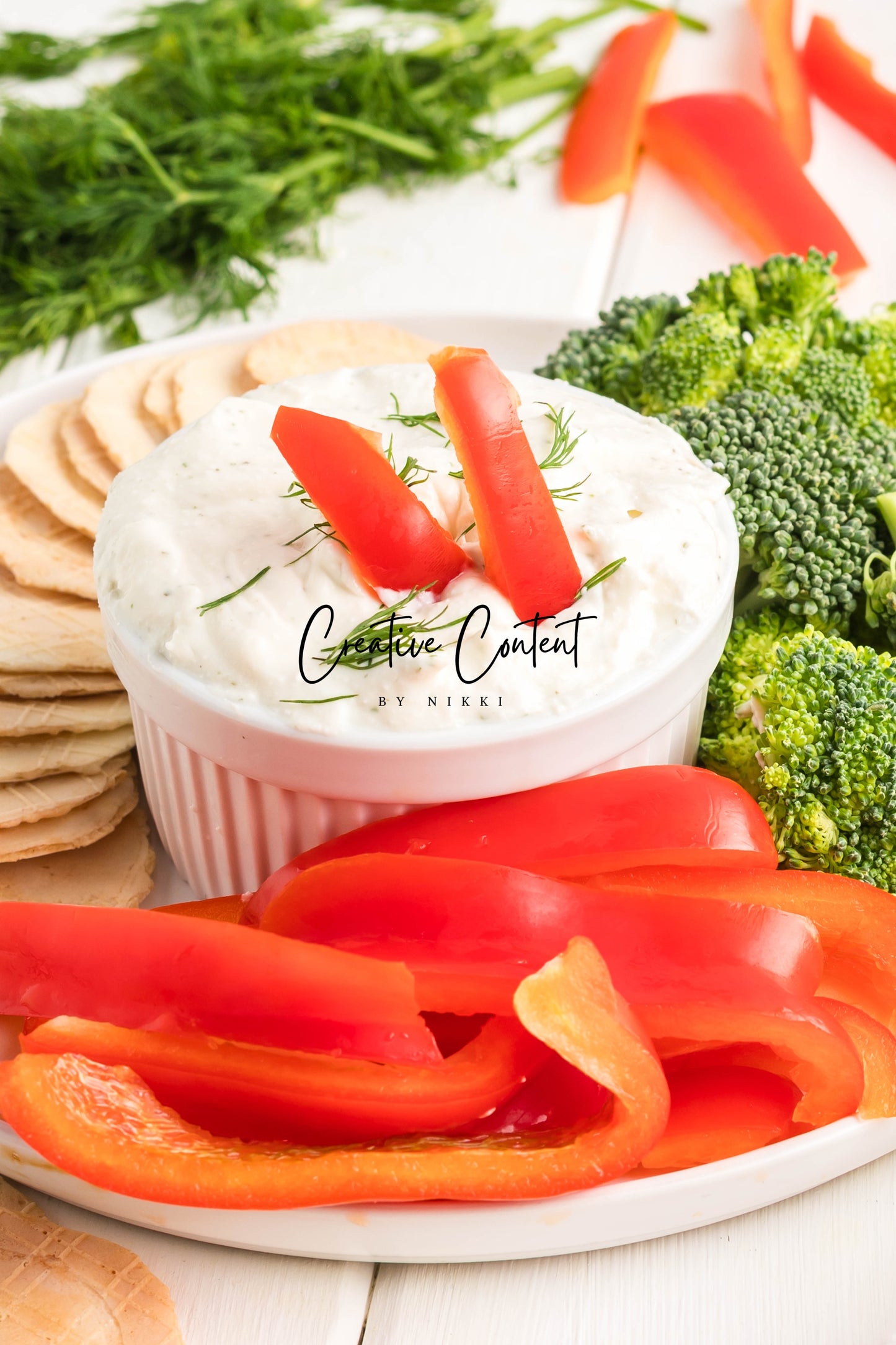 Whipped Cottage Cheese Ranch Dip - Set 2 of 2