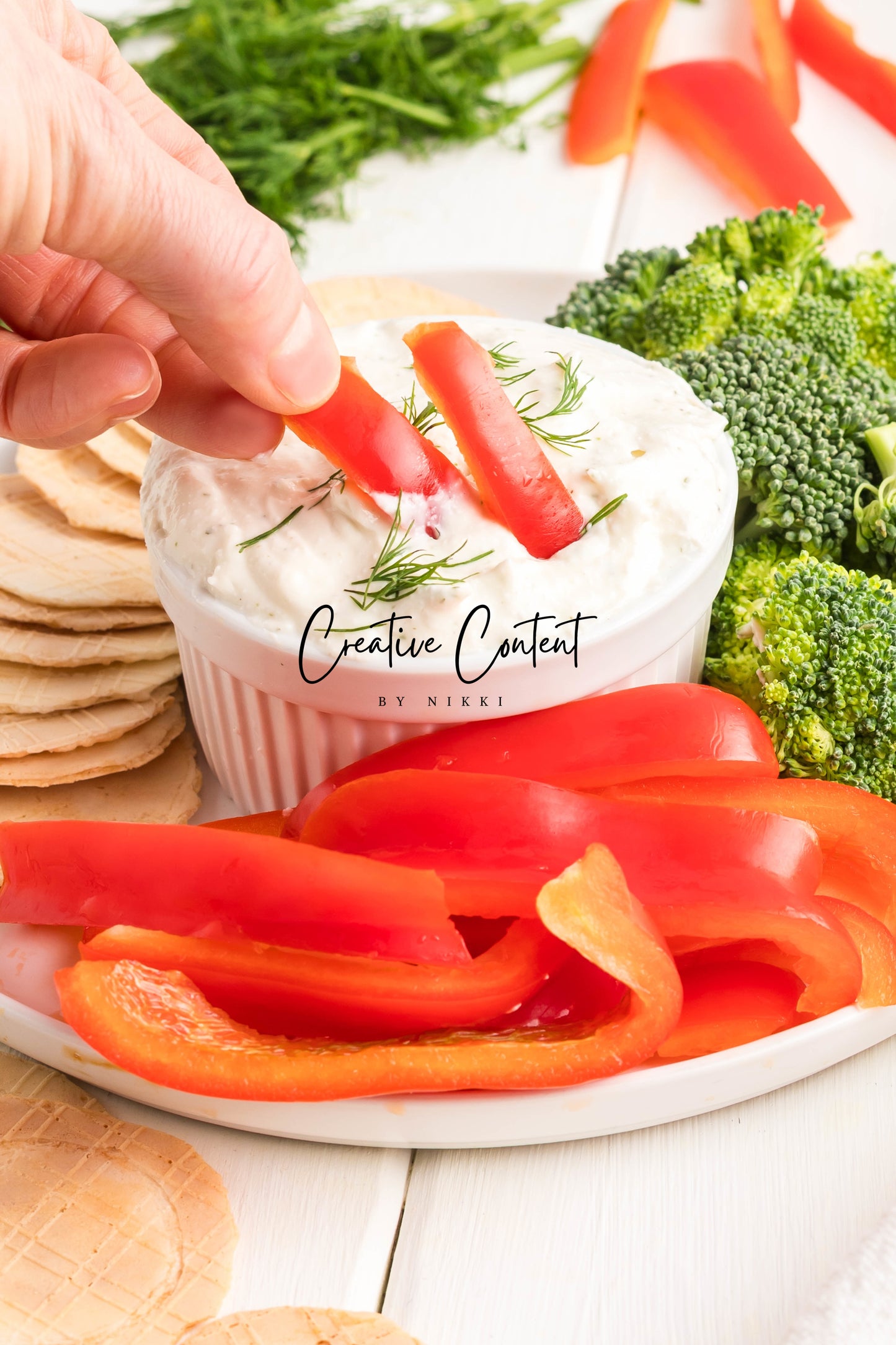 Whipped Cottage Cheese Ranch Dip - Set 2 of 2