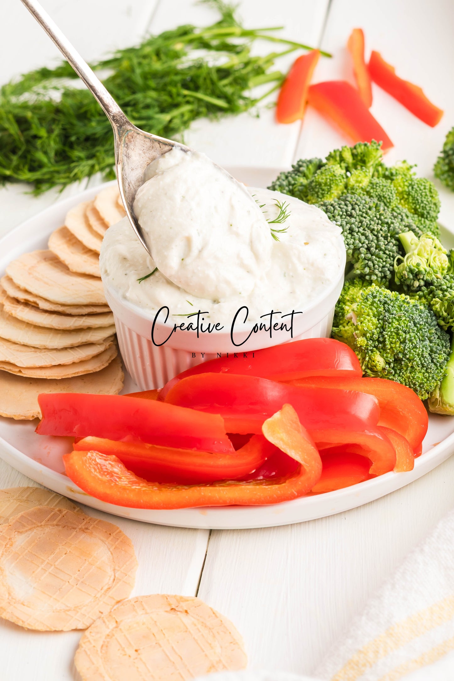 Whipped Cottage Cheese Ranch Dip - Set 2 of 2