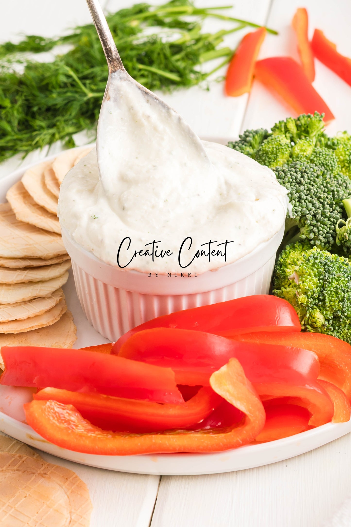 Whipped Cottage Cheese Ranch Dip - Set 2 of 2