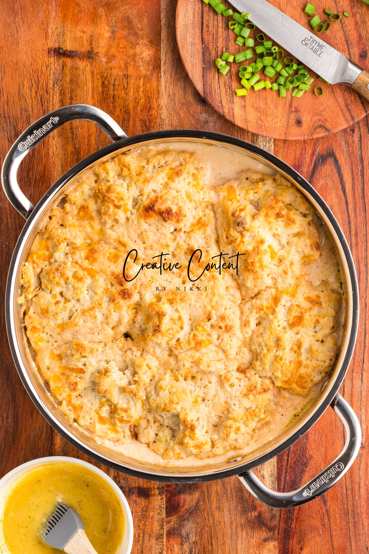 Crack Chicken Soup with Cheddar Bay Biscuit Topping - Exclusive