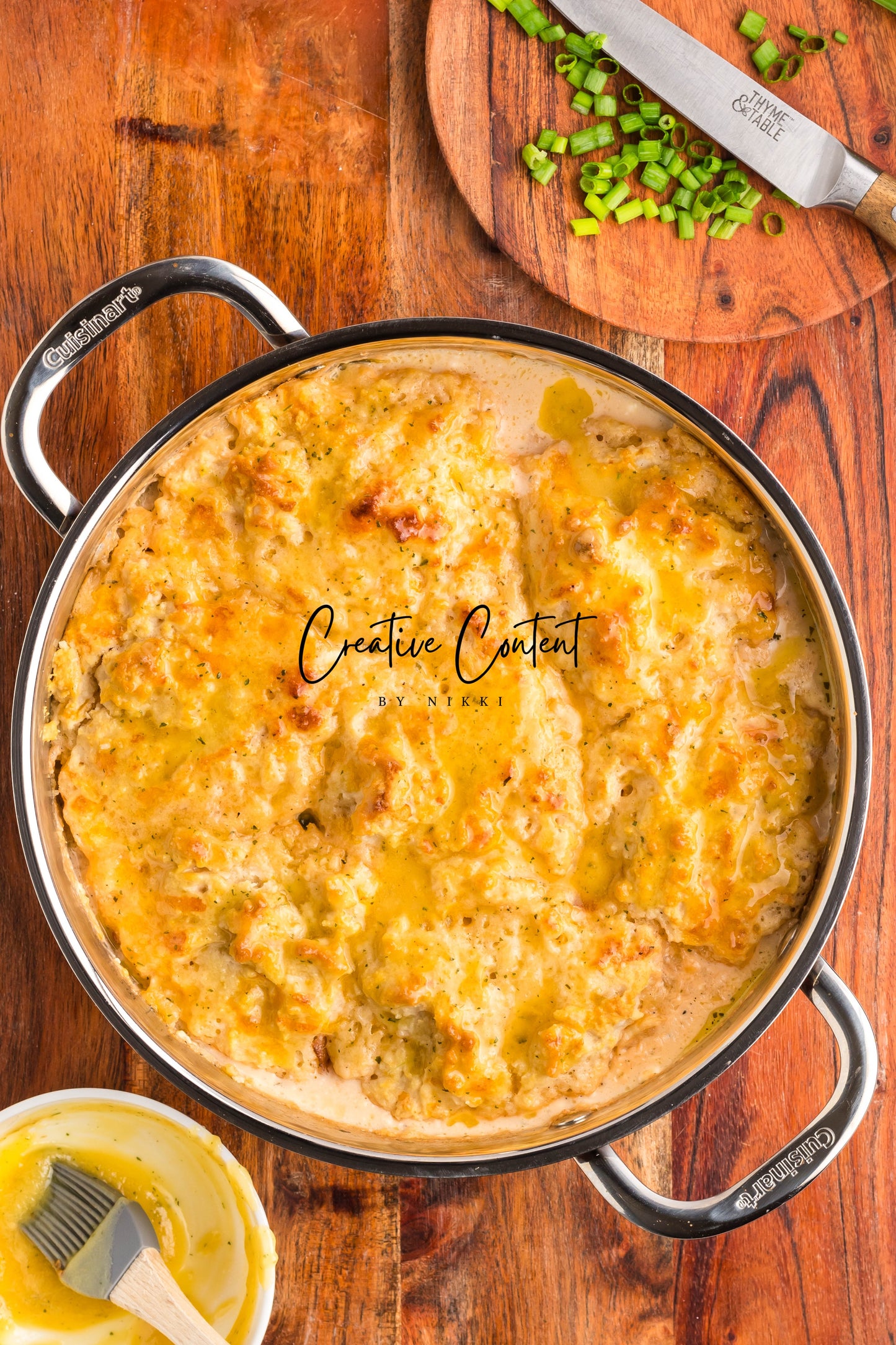 Crack Chicken Soup with Cheddar Bay Biscuit Topping - Exclusive
