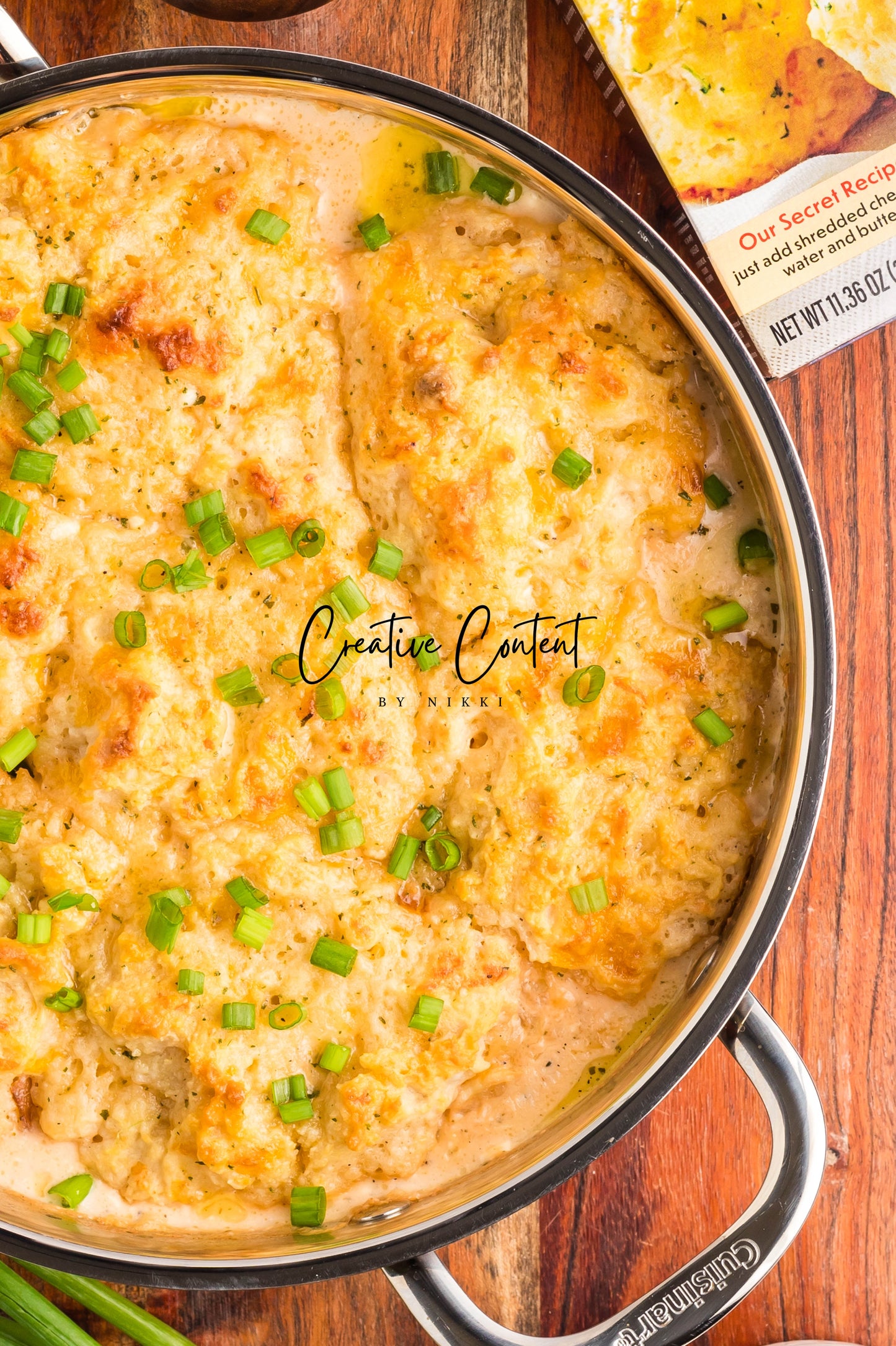 Crack Chicken Soup with Cheddar Bay Biscuit Topping - Exclusive