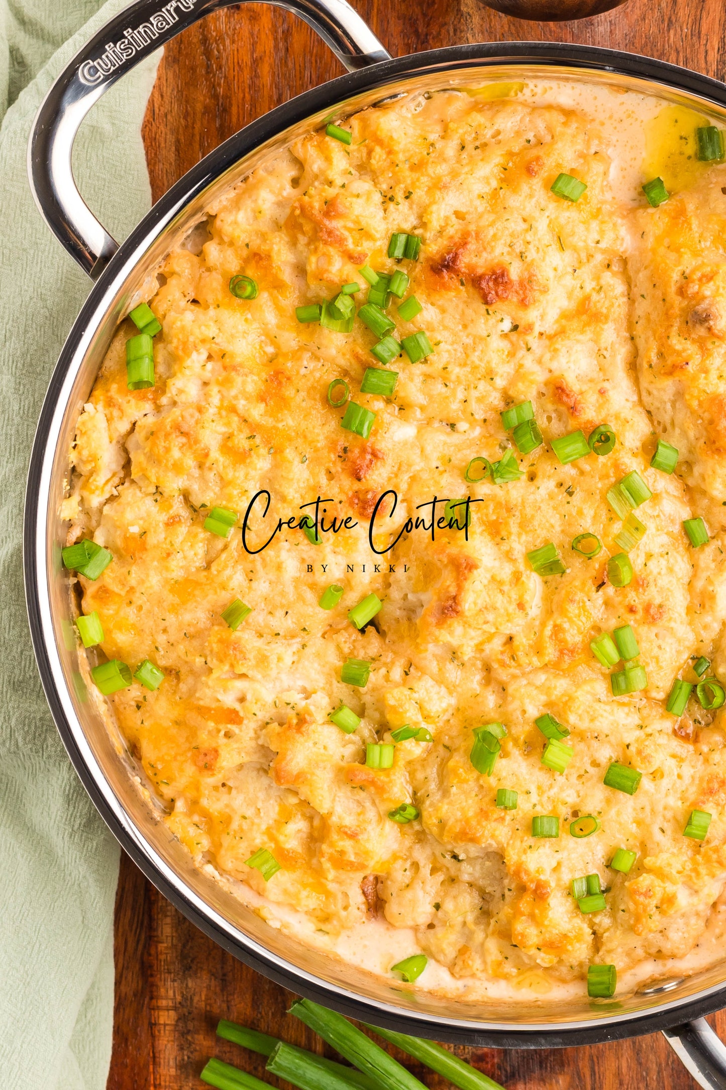 Crack Chicken Soup with Cheddar Bay Biscuit Topping - Exclusive