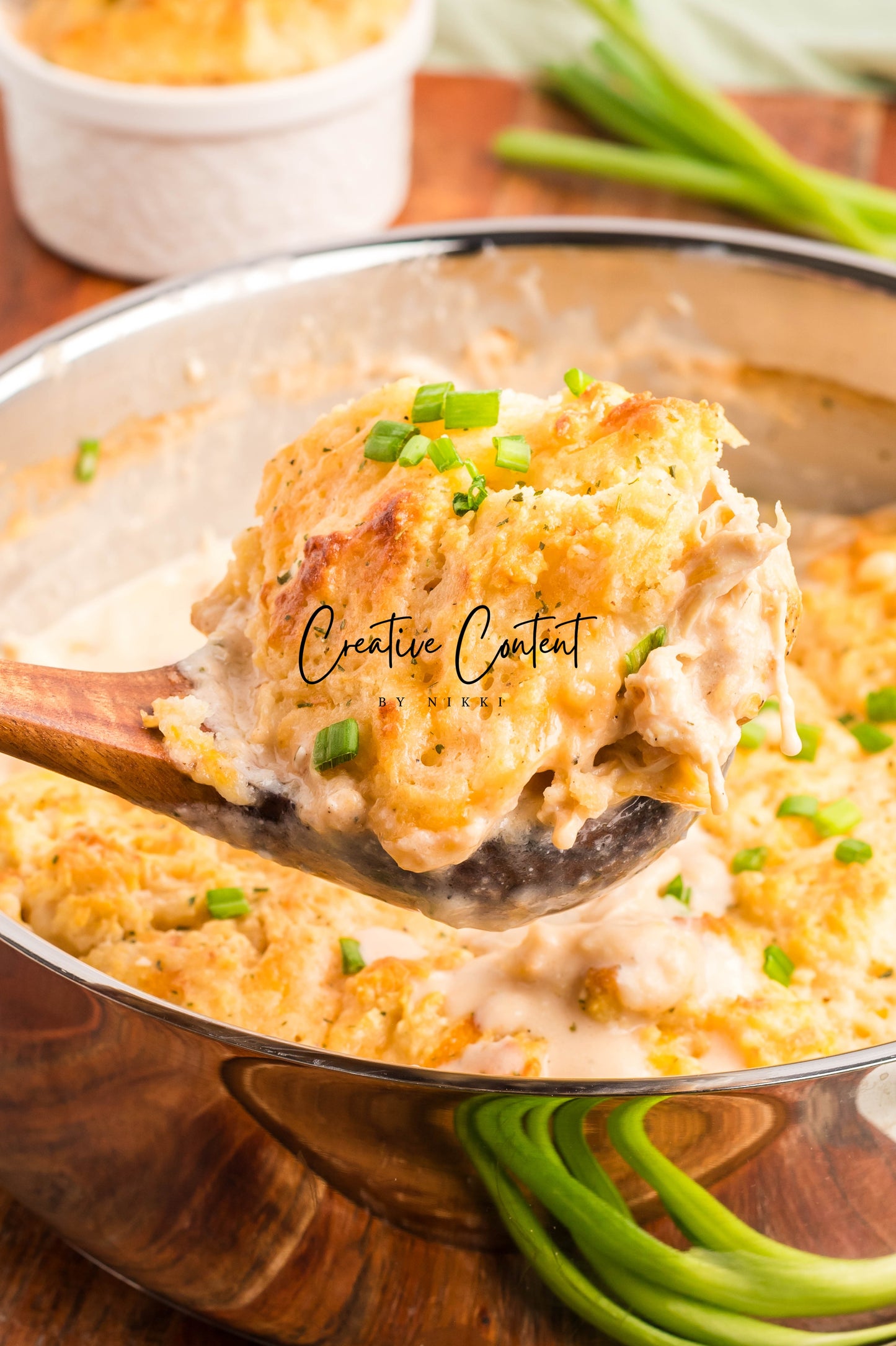 Crack Chicken Soup with Cheddar Bay Biscuit Topping - Exclusive