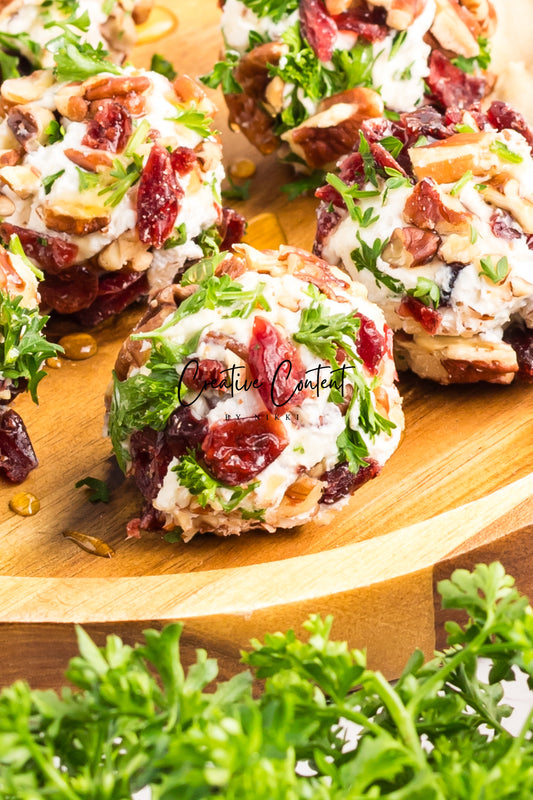Cranberry Goat Cheese Balls - Set 1 of 2