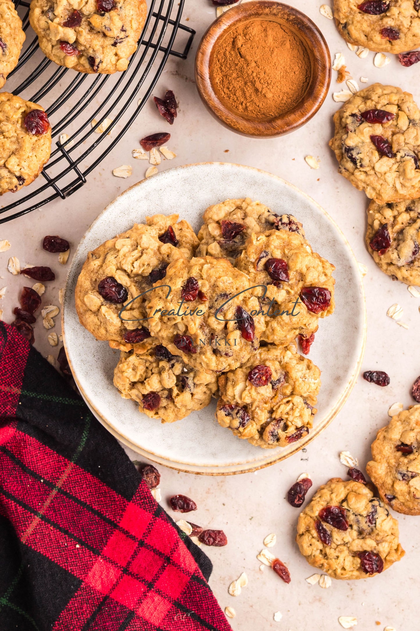 Cranberry Oatmeal Cookies - Set 2 of 2